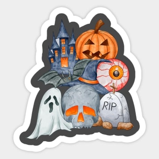 The Ultimate Halloween Theme Design Sticker